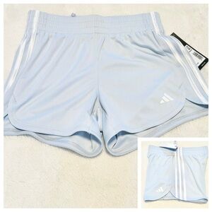 NWT Adidas Girls Youth Activewear Mesh Shorts